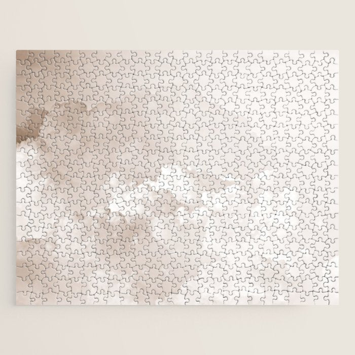 COTTON CANDY CLOUDS BEIGE by Monika Strigel Jigsaw Puzzle Gallery Image 1
