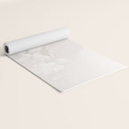 COTTON CANDY CLOUDS BEIGE by Monika Strigel Yoga Mat Gallery Image 2