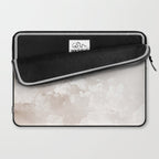 COTTON CANDY CLOUDS BEIGE by Monika Strigel Laptop Sleeve Gallery Image 2