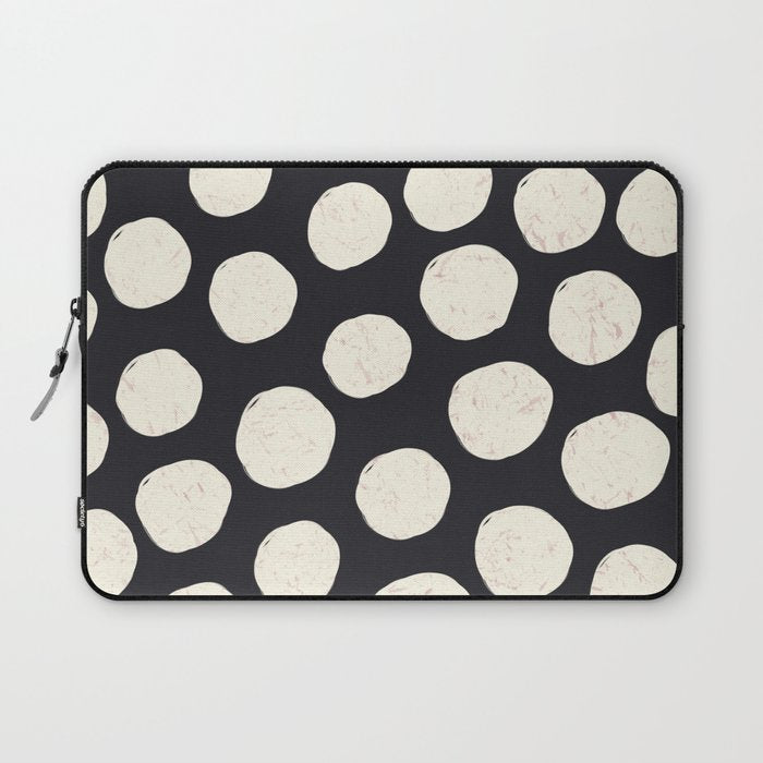 Spotty in Black Laptop Sleeve Gallery Image 1