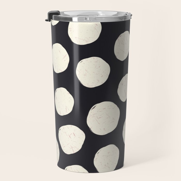 Spotty in Black Travel Mug Gallery Image 3