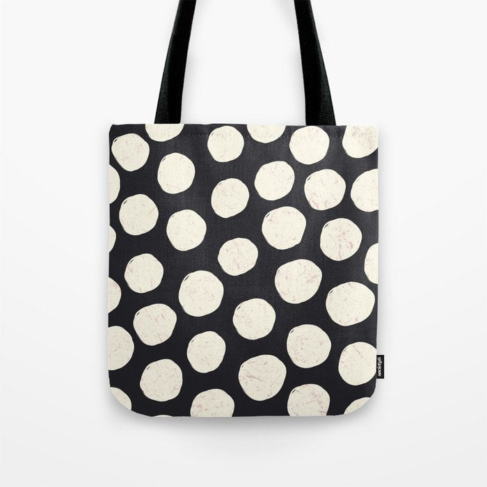 Spotty in Black Tote Bag Gallery Image 1