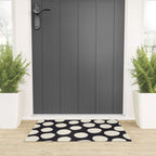 Spotty in Black Welcome Mat Gallery Image 3