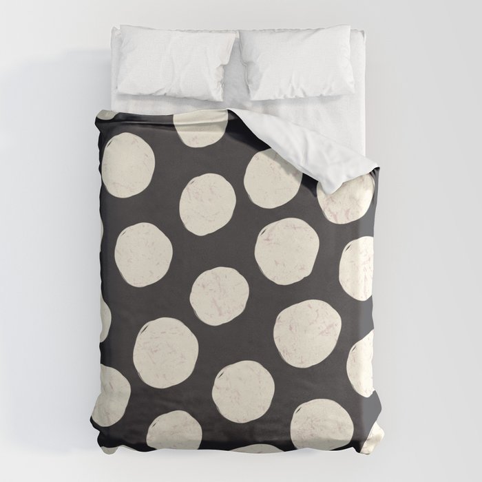 Spotty in Black Duvet Cover Gallery Image 6