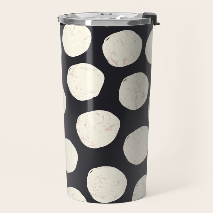 Spotty in Black Travel Mug Gallery Image 2