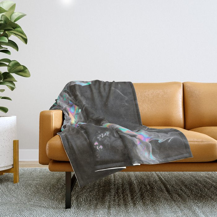 SPACE & TIME Throw Blanket Gallery Image 1