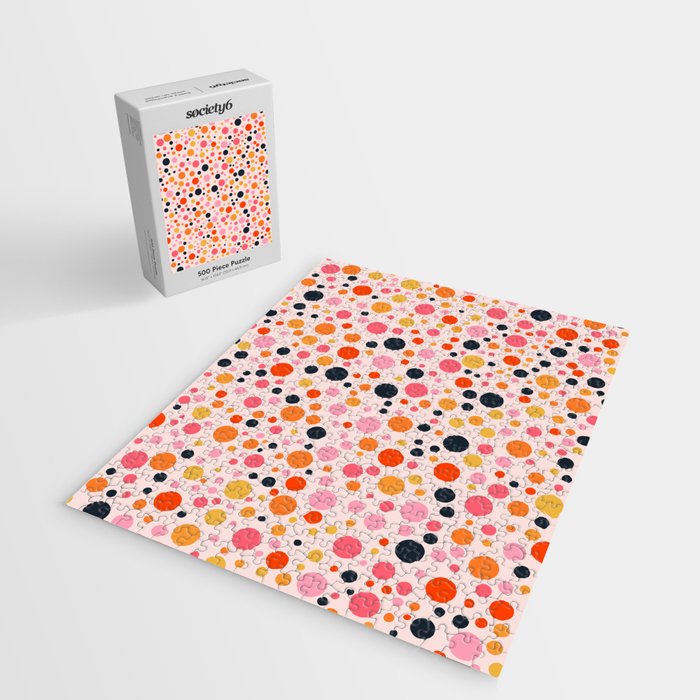 Bubbles: PATTERN 09 | The Peach Edition Jigsaw Puzzle Gallery Image 2