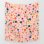 Bubbles: PATTERN 09 | The Peach Edition Wall Tapestry Gallery Image 4