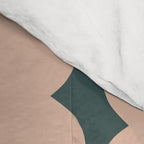 Green And Peach Retro Flower Comforter Gallery Image 4