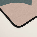 Green And Peach Retro Flower Desk Mat Gallery Image 4
