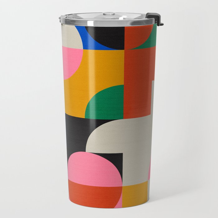 BAUHAUS PATTERN STUDY 01 Travel Mug Gallery Image 2