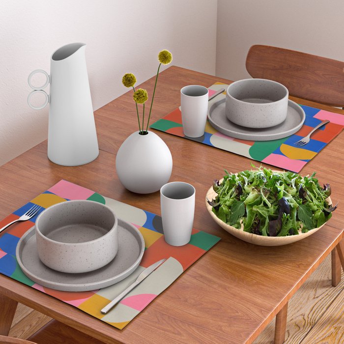 BAUHAUS PATTERN STUDY 01 Placemat Gallery Image 2
