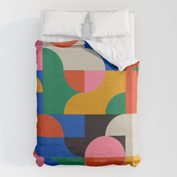 BAUHAUS PATTERN STUDY 01 Duvet Cover Gallery Image 1