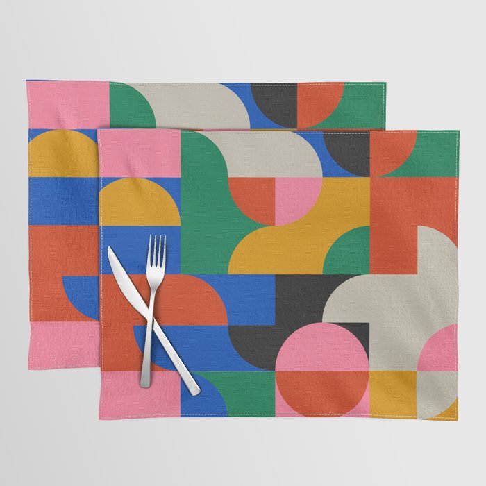 BAUHAUS PATTERN STUDY 01 Placemat Gallery Image 1