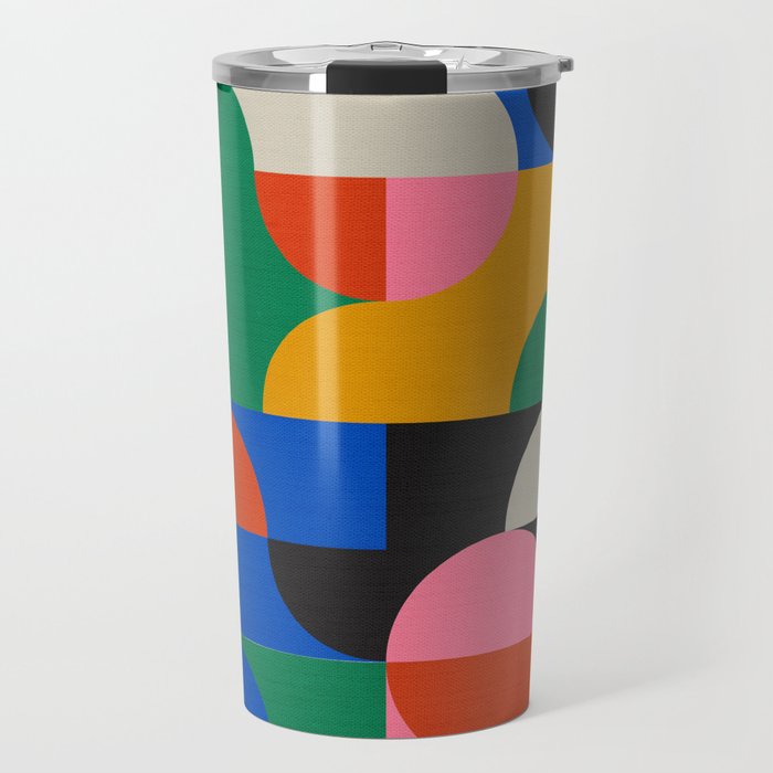 BAUHAUS PATTERN STUDY 01 Travel Mug Gallery Image 1