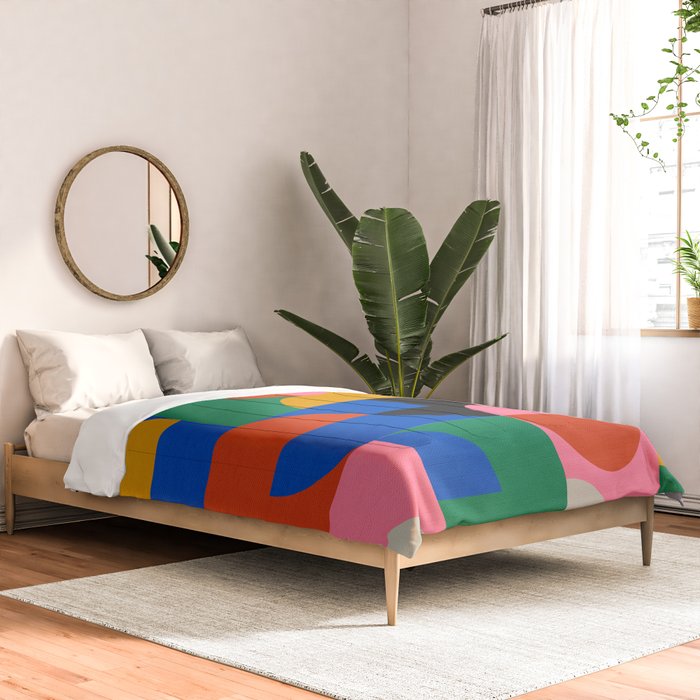 BAUHAUS PATTERN STUDY 01 Comforter Gallery Image 2