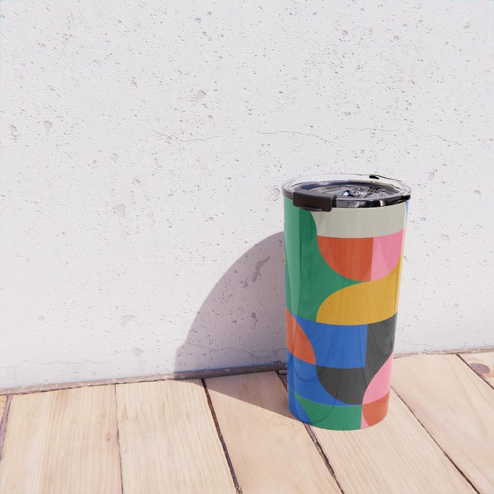BAUHAUS PATTERN STUDY 01 Travel Mug Gallery Image 4