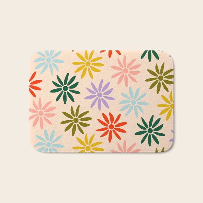 Retro Groovy Sun  Bath Mat Gallery Image 1