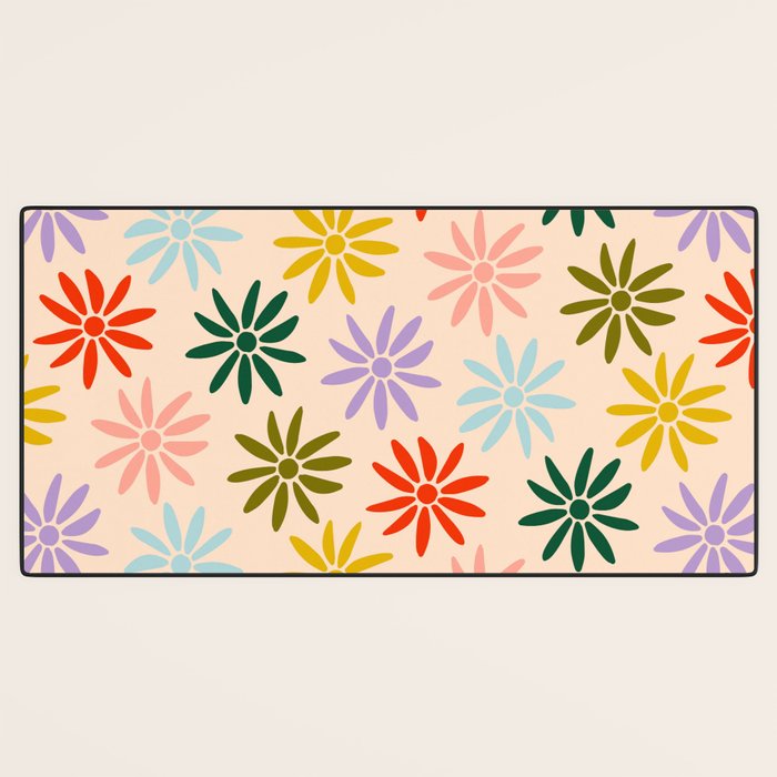 Retro Groovy Sun  Desk Mat Gallery Image 3