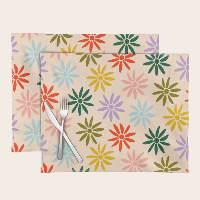 Retro Groovy Sun  Placemat Gallery Image 1