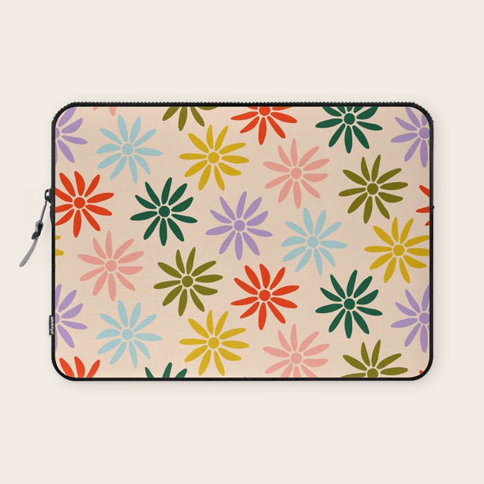Retro Groovy Sun  Laptop Sleeve Gallery Image 1