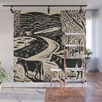Cows Come Home Wall Mural Gallery Image 1
