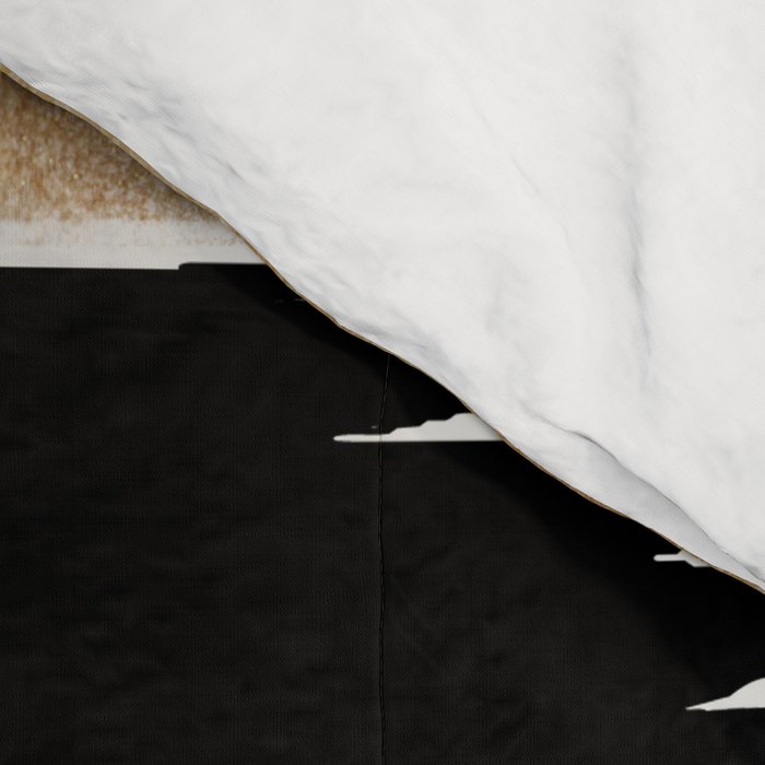 Brush Strokes (Black/Gold) Comforter Gallery Image 4