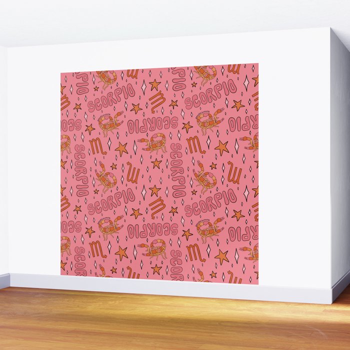 Scorpio Print Wall Mural Gallery Image 2