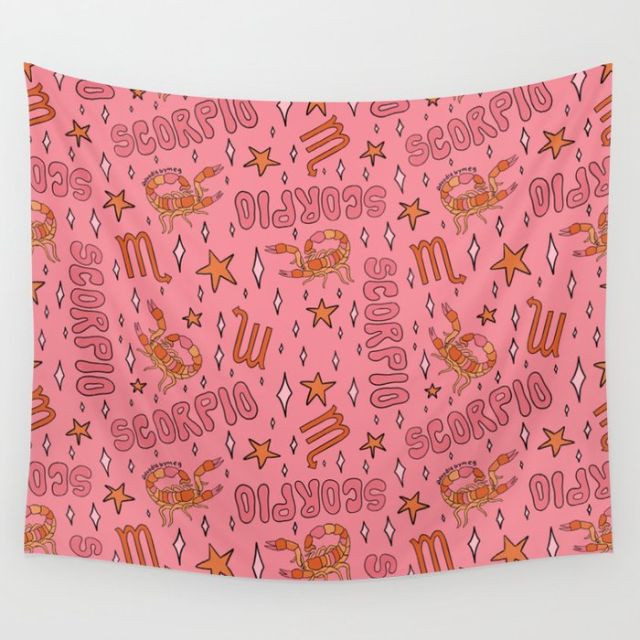 Scorpio Print Wall Tapestry Gallery Image 4