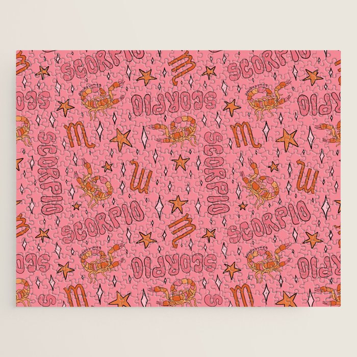 Scorpio Print Jigsaw Puzzle Gallery Image 1