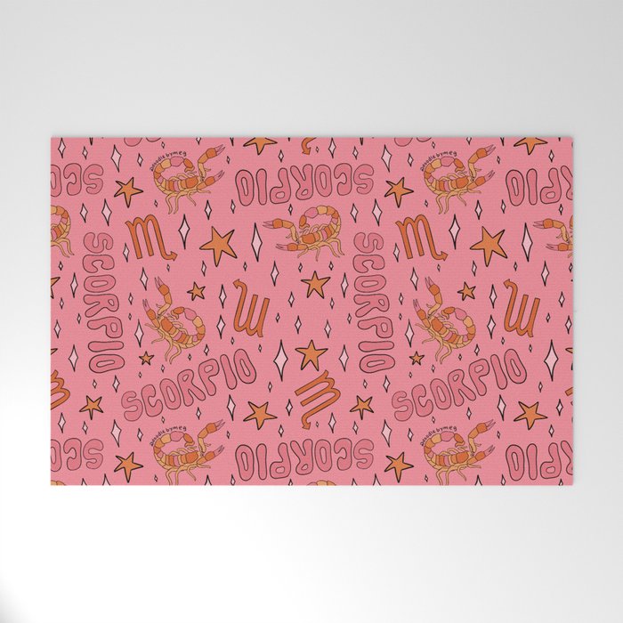 Scorpio Print Welcome Mat Gallery Image 1