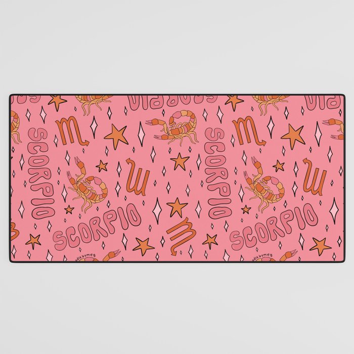 Scorpio Print Desk Mat Gallery Image 3