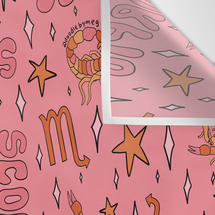 Scorpio Print Wall Tapestry Gallery Image 3