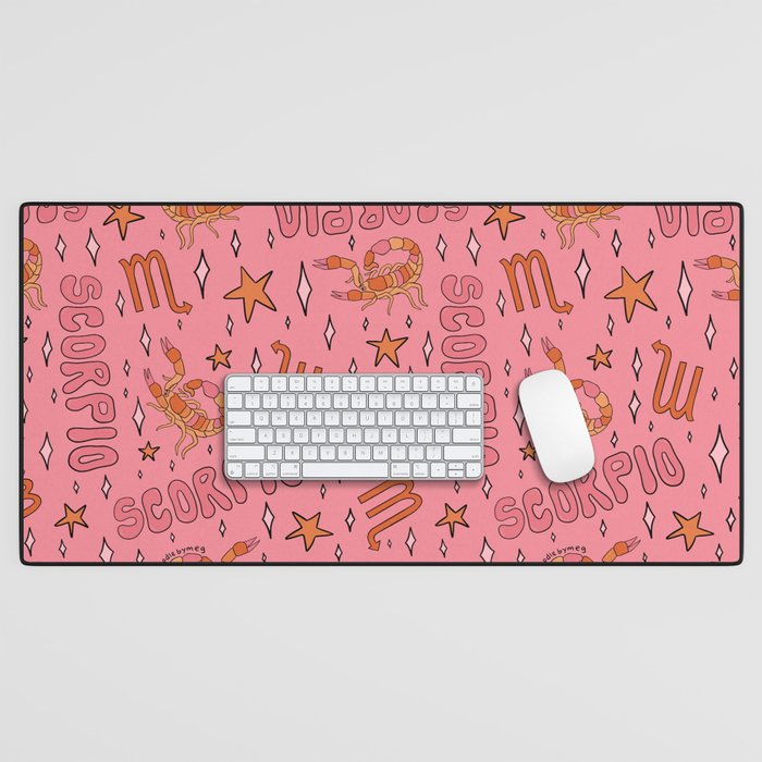 Scorpio Print Desk Mat Gallery Image 1