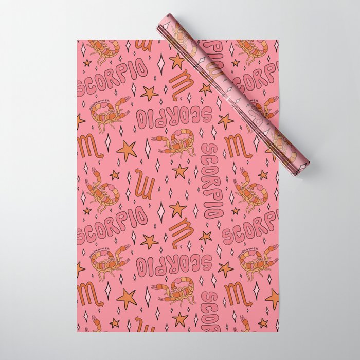 Scorpio Print Wrapping Paper Gallery Image 1
