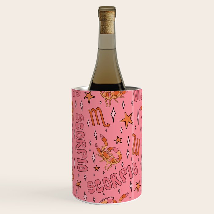 Scorpio Print Wine Chiller Gallery Image 2