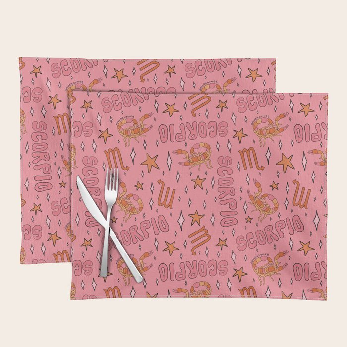 Scorpio Print Placemat Gallery Image 1