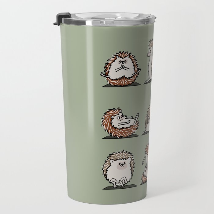 Hedgehog Yoga Travel Mug Gallery Image 3