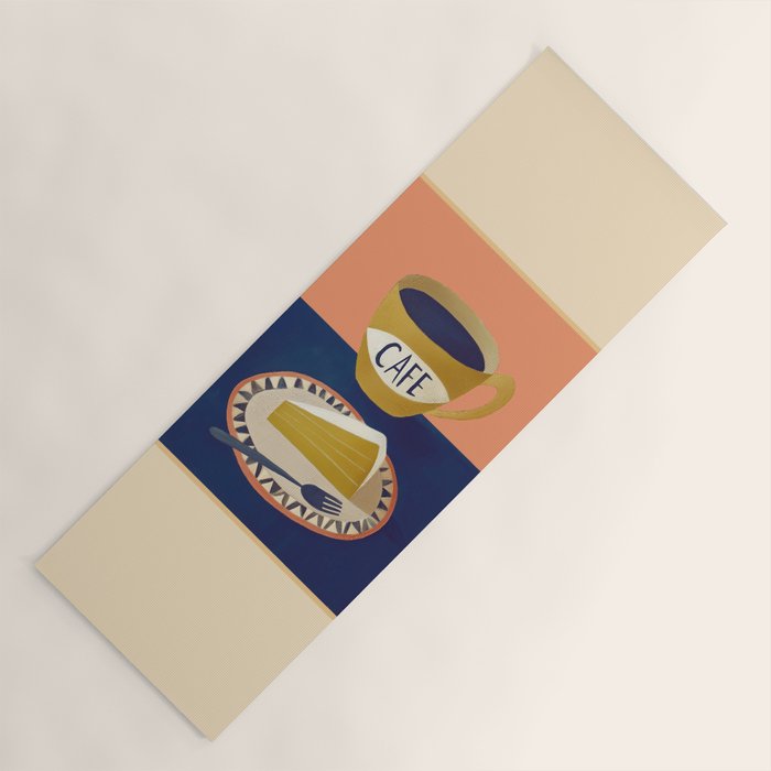 Coffee with Cake Yoga Mat Gallery Image 1