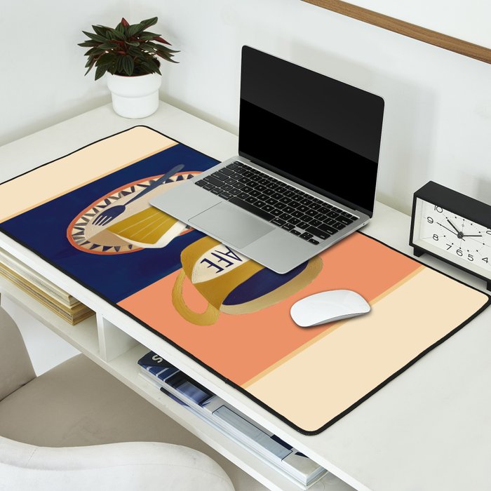 Coffee with Cake Desk Mat Gallery Image 2