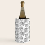 Black and white pumpkin vegetable pattern Wine Chiller Gallery Image 3