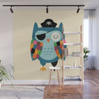 Captain Whooo Wall Mural Gallery Image 1