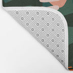 mid century shapes garden party Bath Mat Gallery Image 2