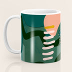 mid century shapes garden party Coffee Mug Gallery Image 3