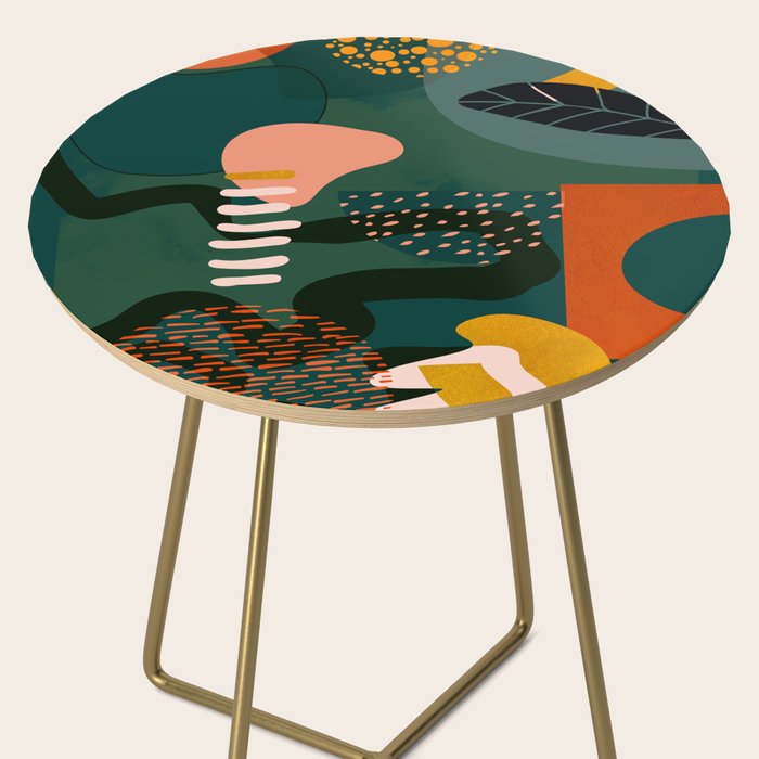 mid century shapes garden party Side Table Gallery Image 2
