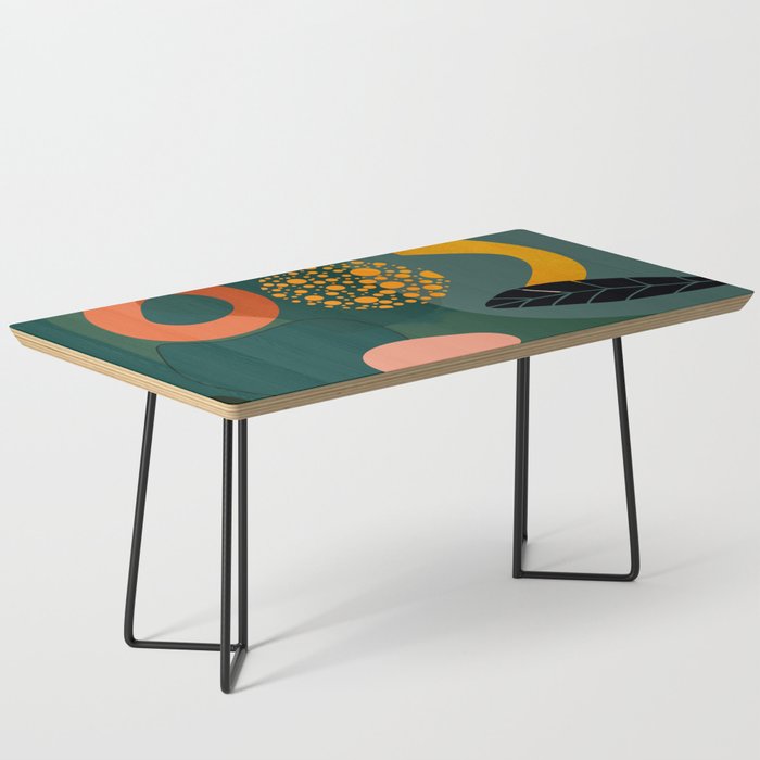mid century shapes garden party Coffee Table Gallery Image 1