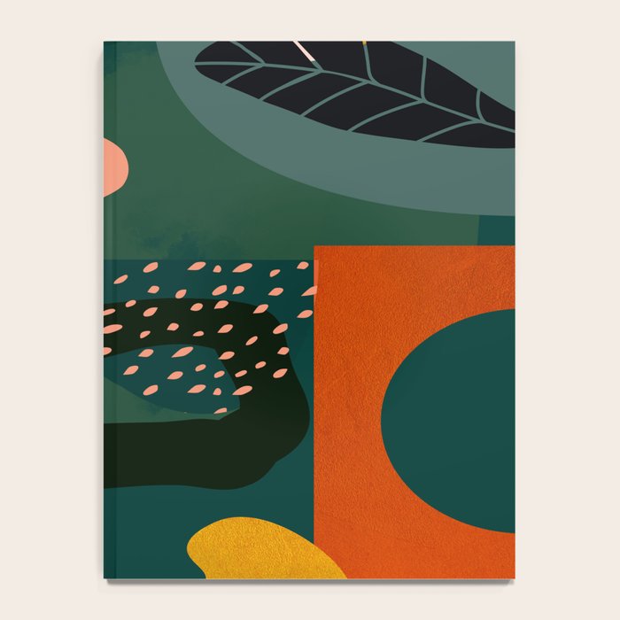 mid century shapes garden party Notebook Gallery Image 4