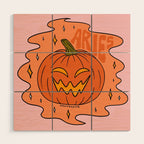 Aries Jack O Lantern Wood Wall Art Gallery Image 1