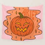 Aries Jack O Lantern Wall Tapestry Gallery Image 4