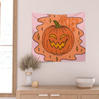 Aries Jack O Lantern Wall Tapestry Gallery Image 2